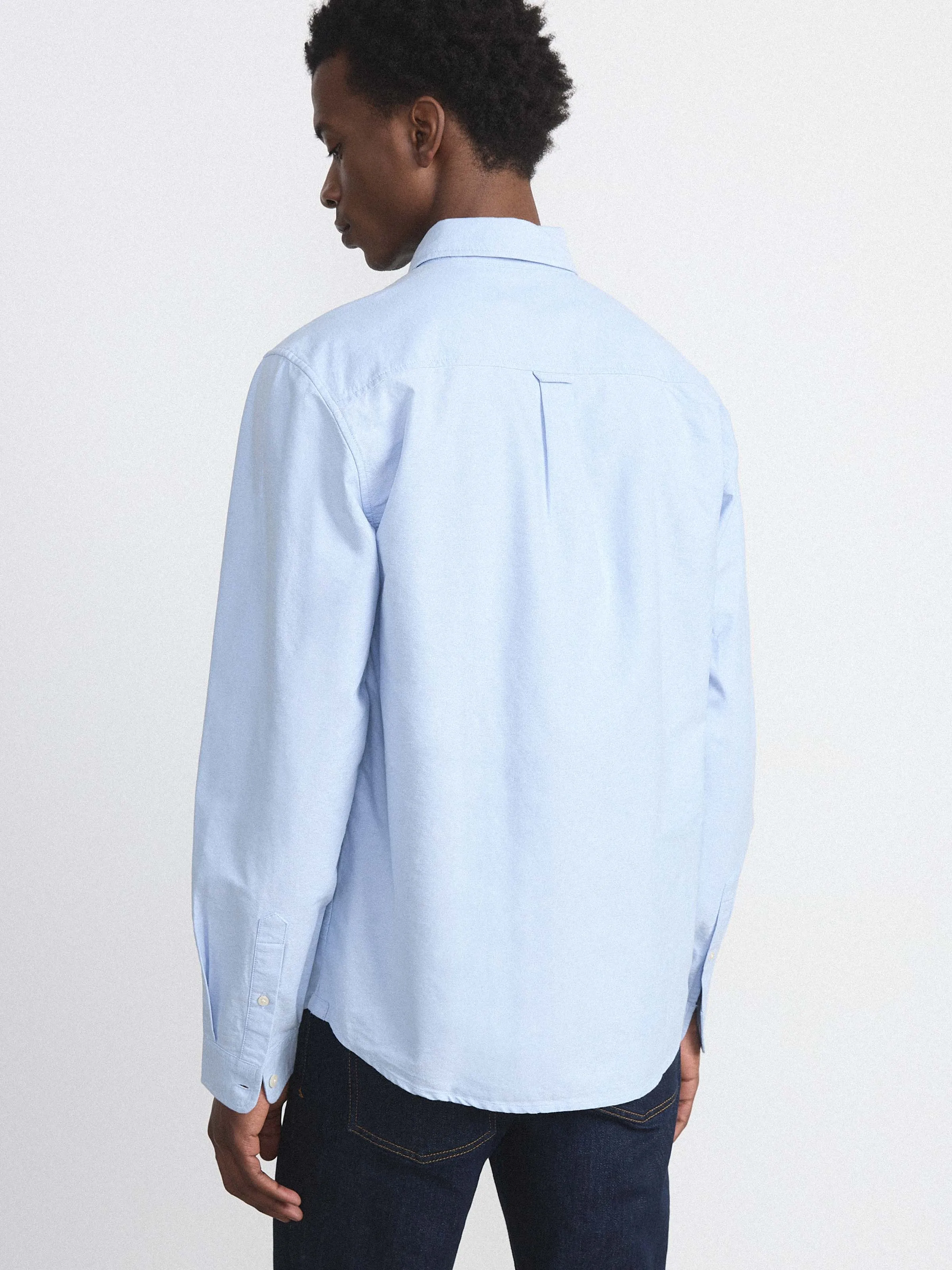 The Jasper Oxford Shirt in Light Blue