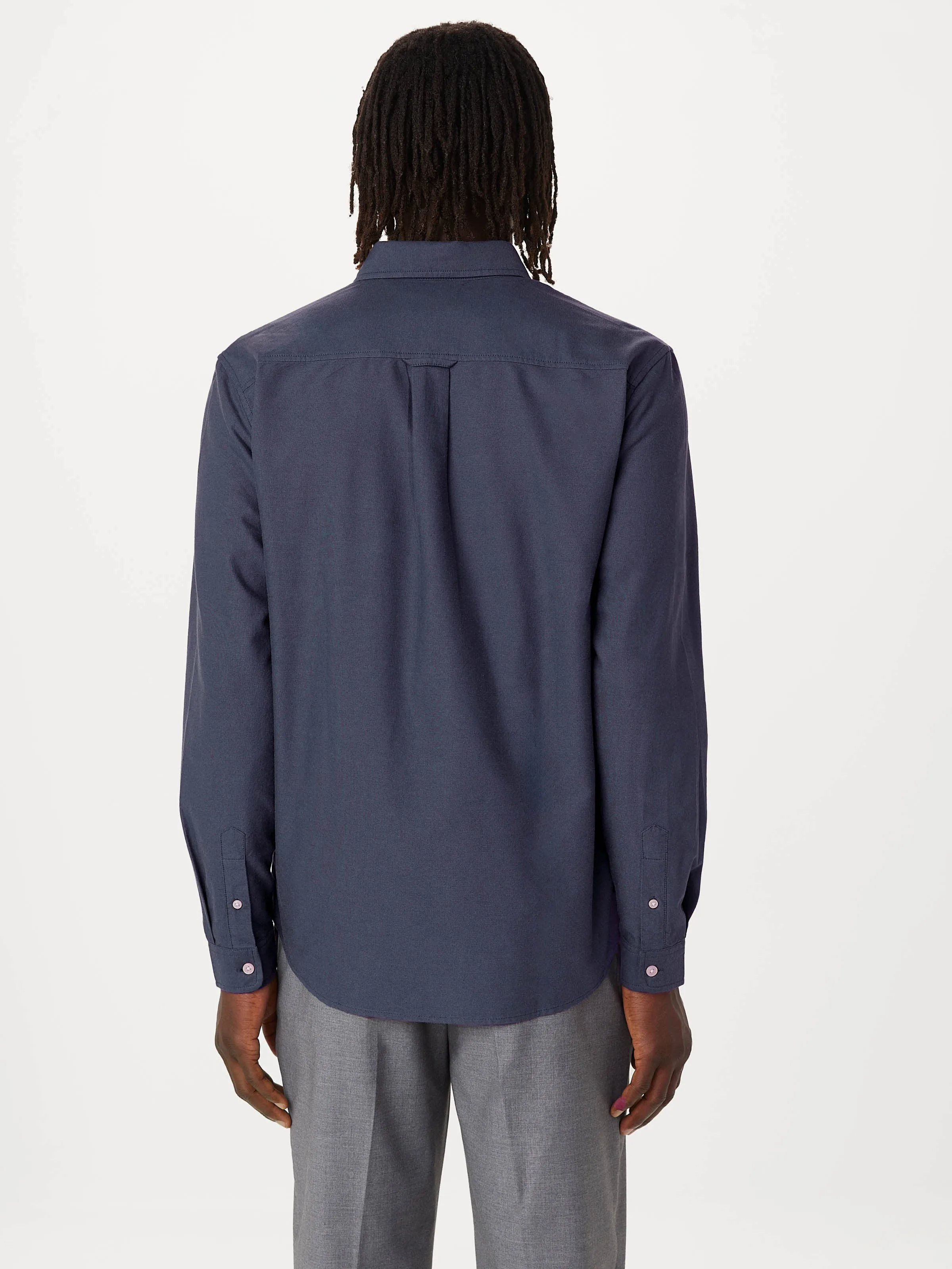 The Jasper Oxford Shirt in Vintage Indigo