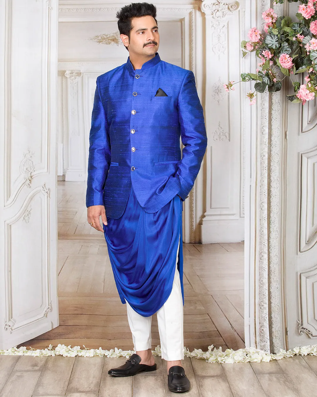 The Kobe Cowl Kurta and Bandhgala