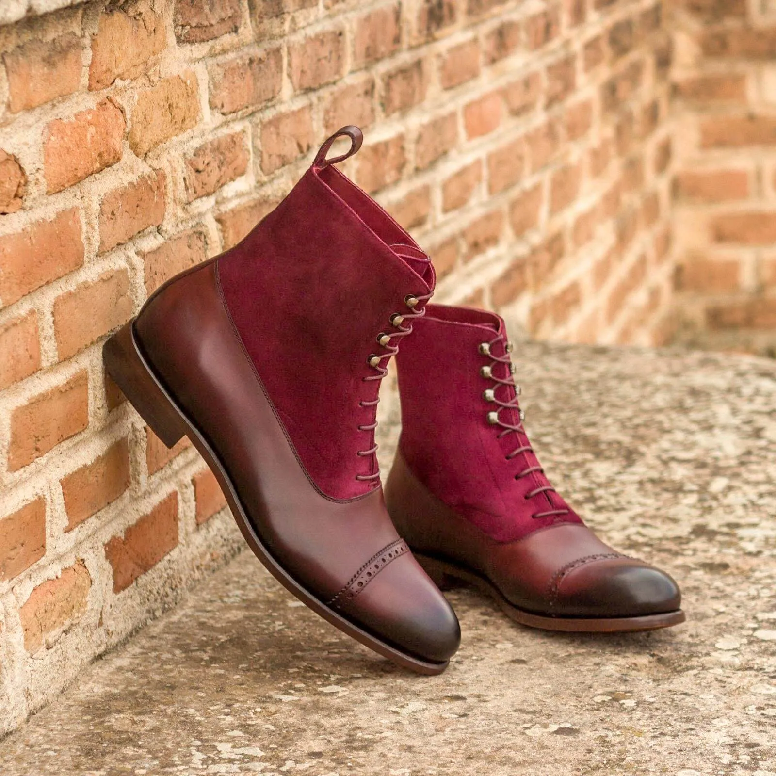 The Sweet Red Wine Custom Balmoral Boot