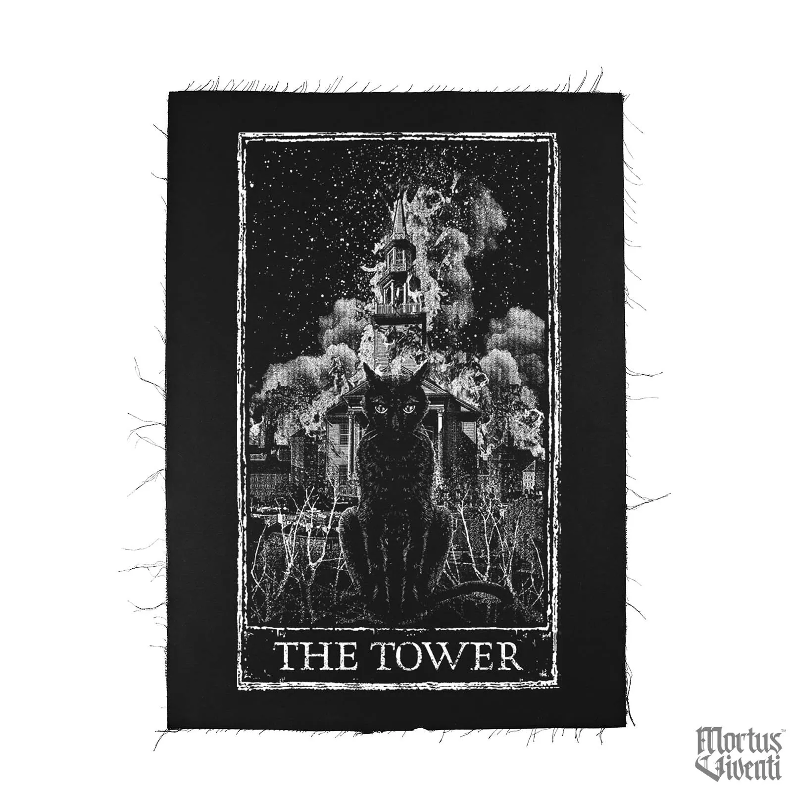 The Tower Tarot Card Large Patch