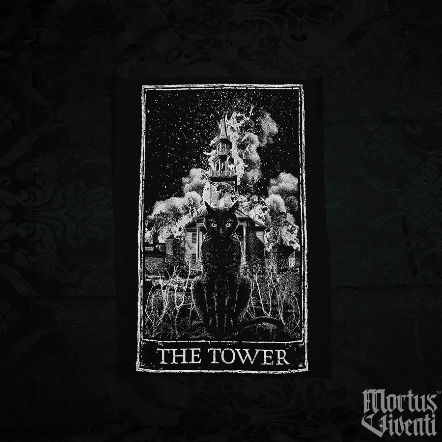 The Tower Tarot Card Large Patch