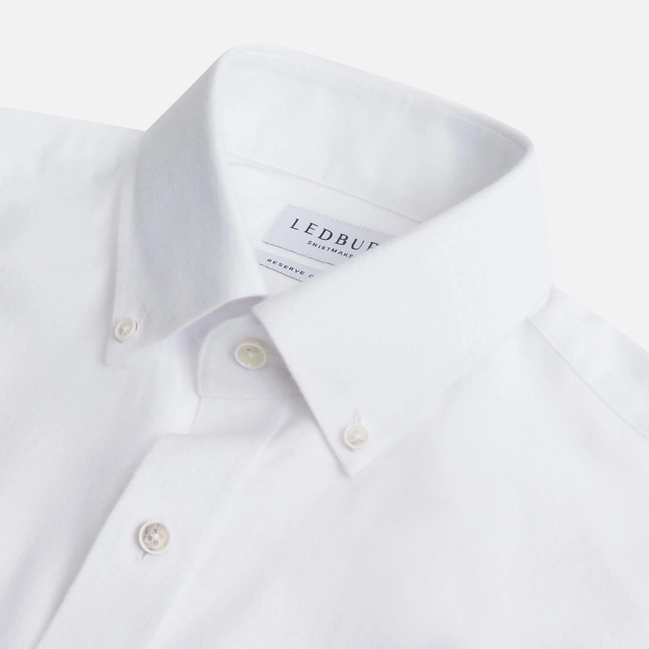 The White Besler Brushed Oxford Custom Shirt
