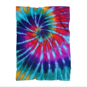 Tie Dye Pattern Premium Adult Blanket