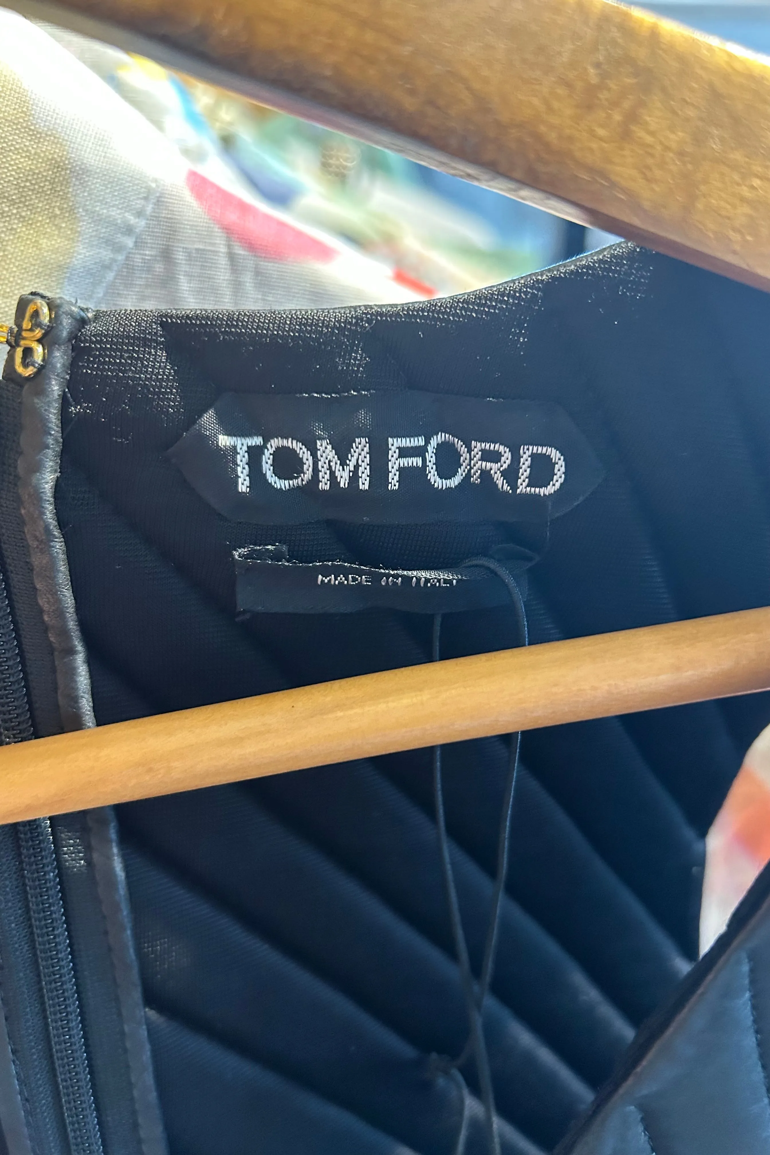 Tom Ford Quilted Leather Dress
