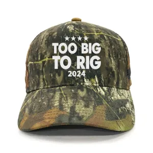Too Big To Rig 2024 Premium Embroidery Hat