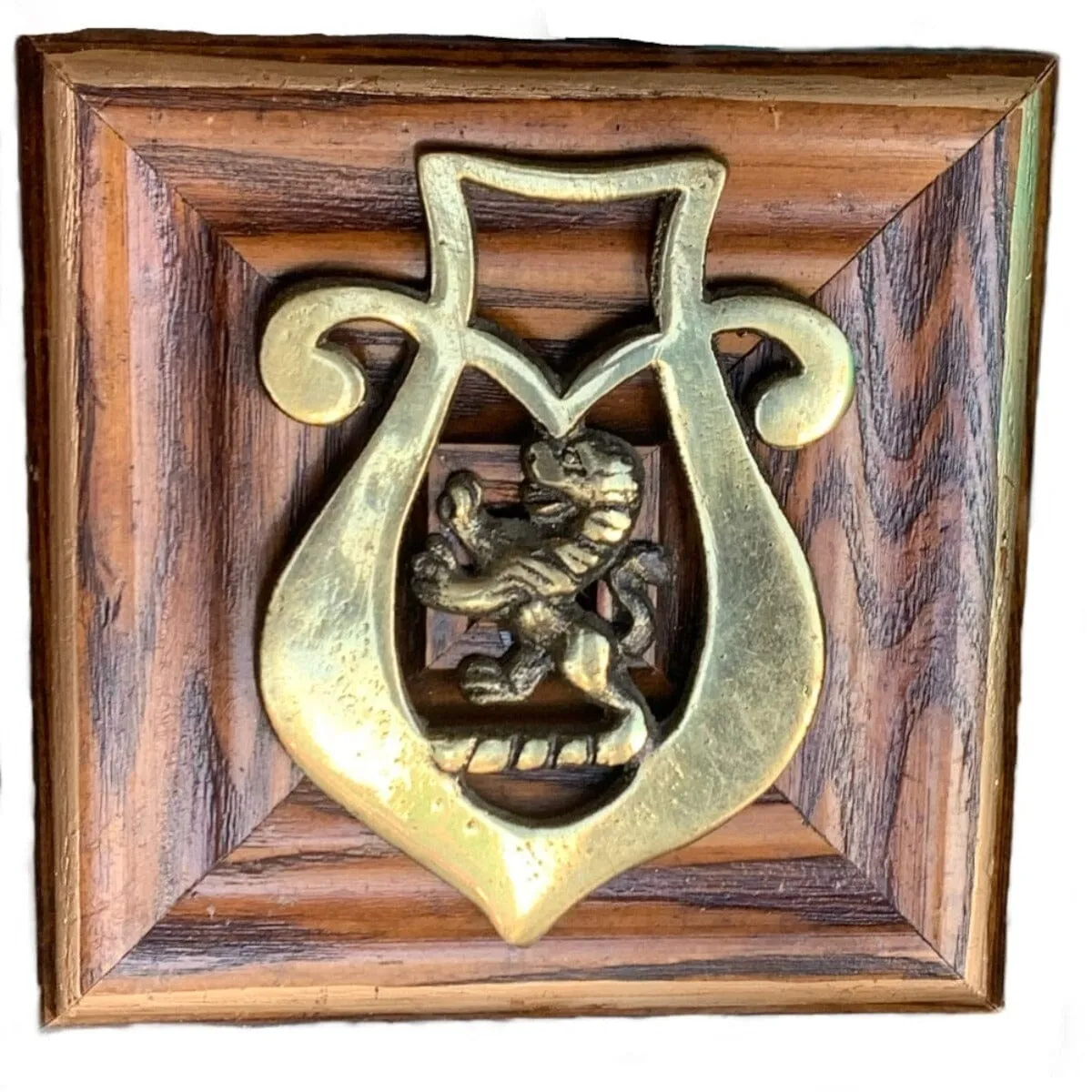 Trace Mayer "Wooden Frame with Horse Brass" Museum Bee