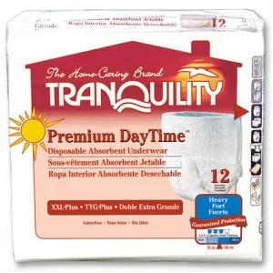 Tranquility Premium Daytime Disposable Underwear Medium 34" - 48"