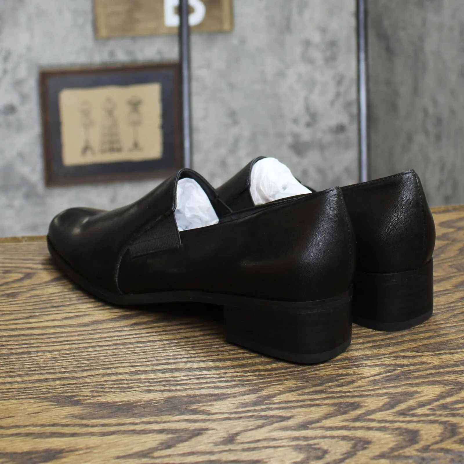 Trotters Womens Ash Slip On Shoes T4158001 Black 9.5S
