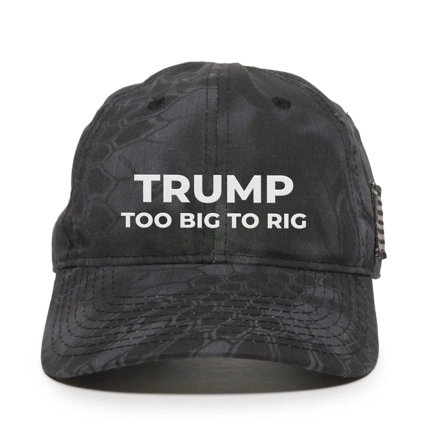 Trump Too Big To Rig Premium Embroidery Hat