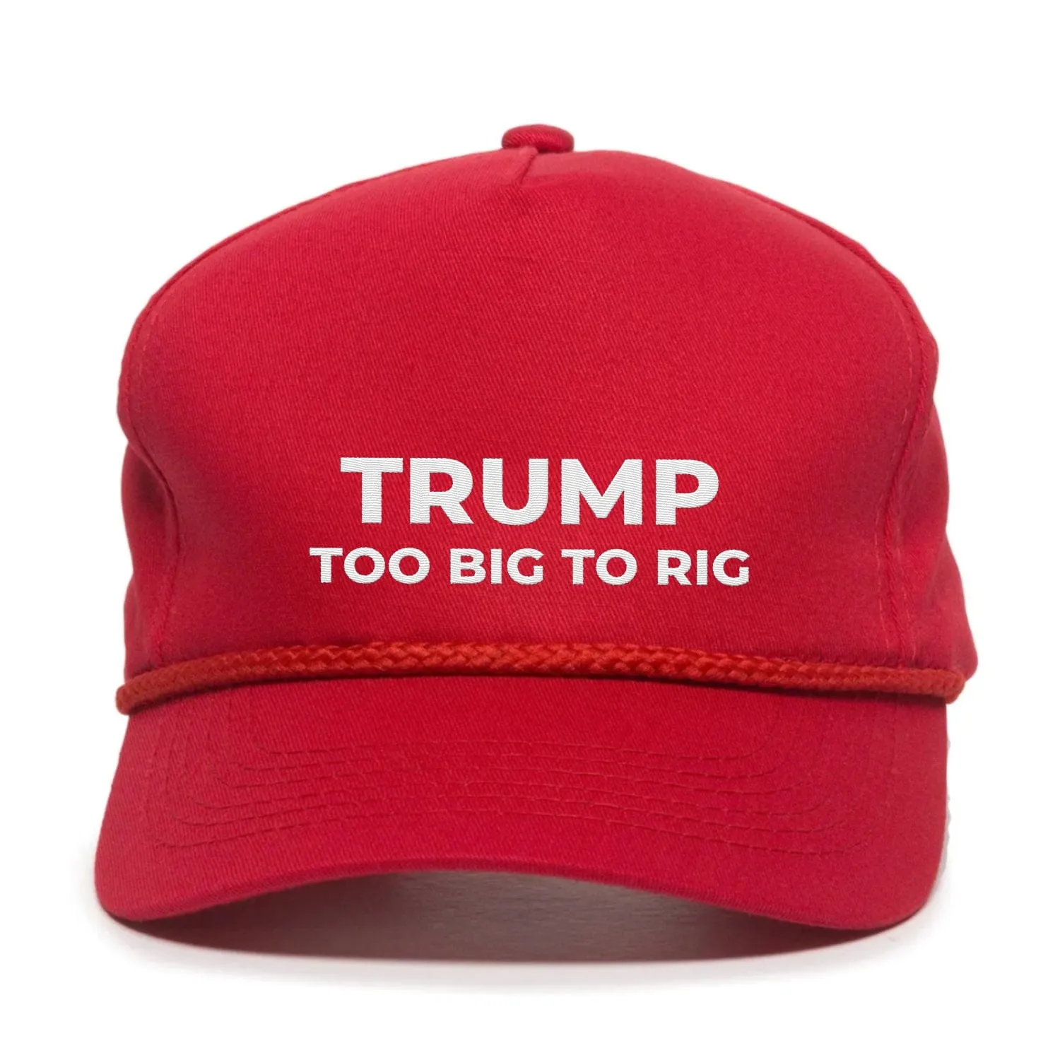 Trump Too Big To Rig Premium Embroidery Hat