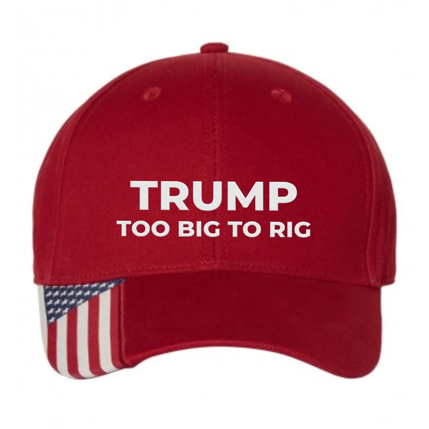 Trump Too Big To Rig Premium Embroidery Hat