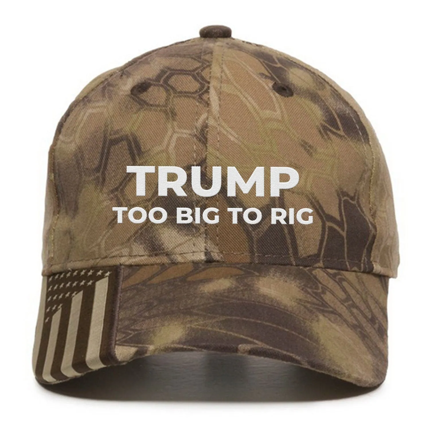 Trump Too Big To Rig Premium Embroidery Hat