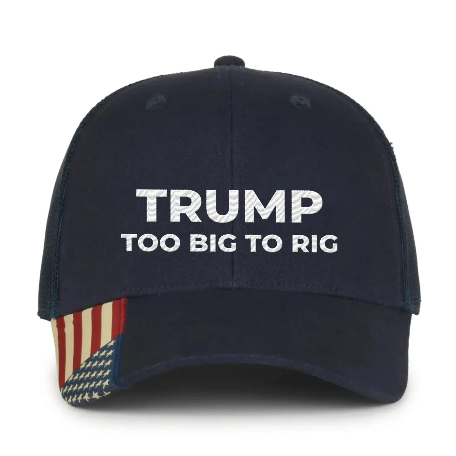 Trump Too Big To Rig Premium Embroidery Hat