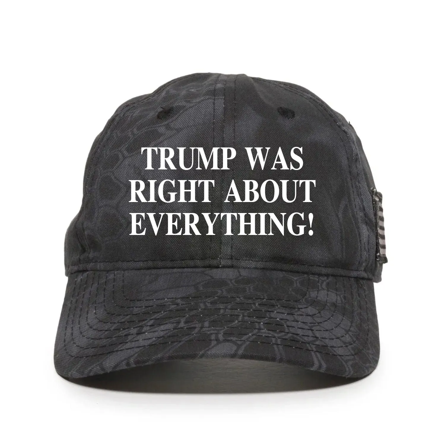 Trump Was Right About Everything  Premium Embroidery Hat