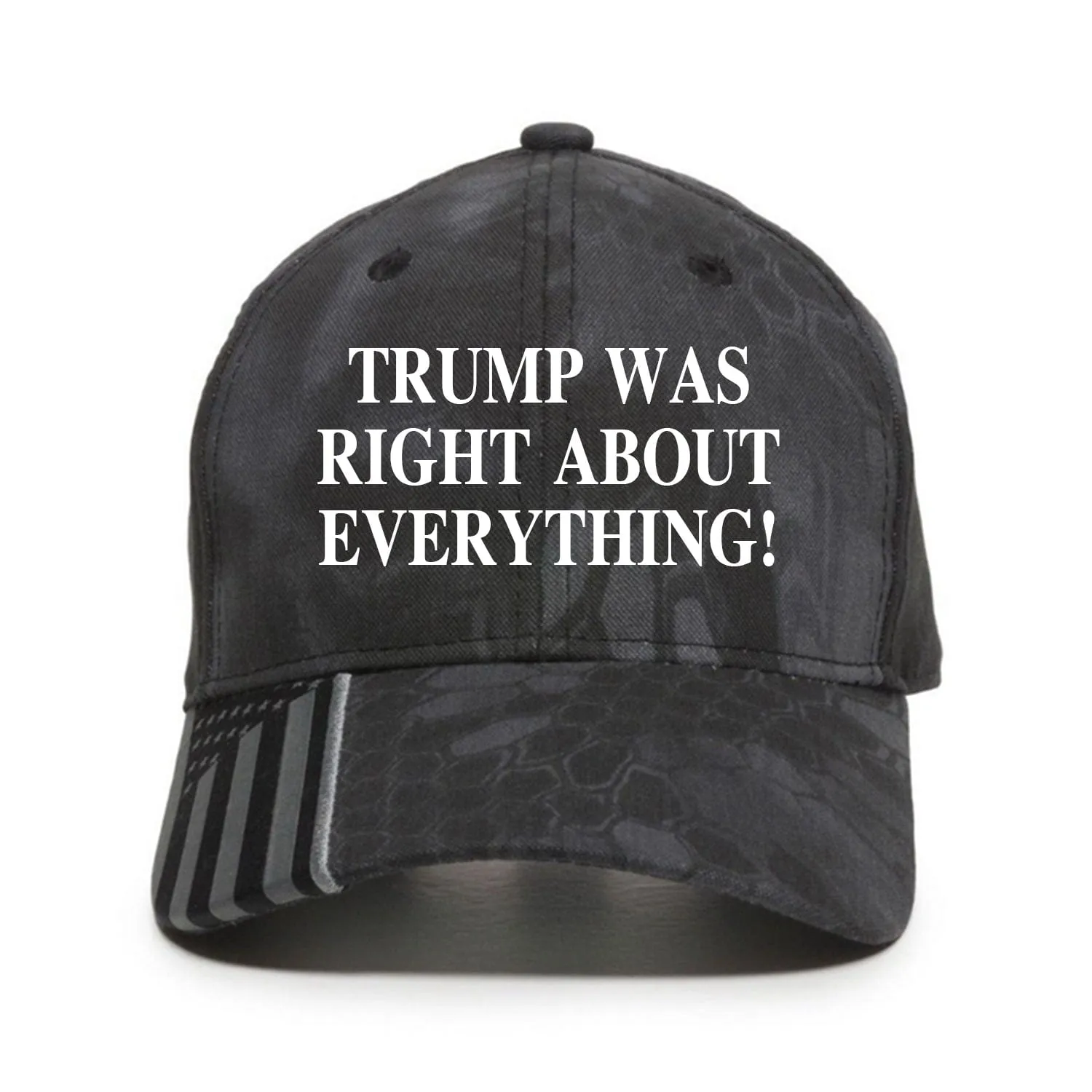 Trump Was Right About Everything  Premium Embroidery Hat