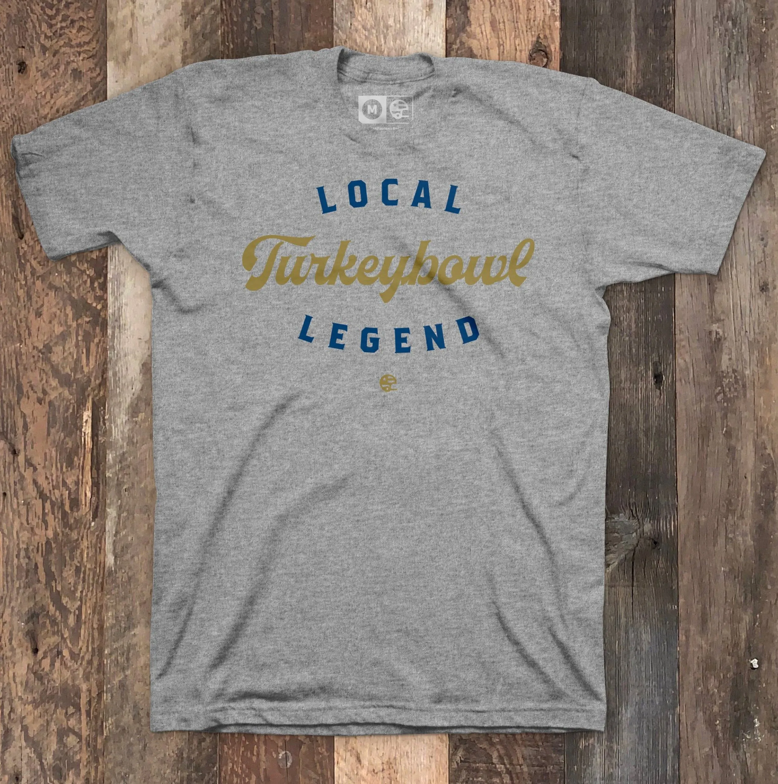 Turkey Bowl Legend Grey Heather T-Shirt