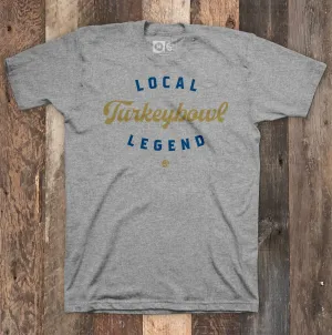Turkey Bowl Legend Grey Heather T-Shirt