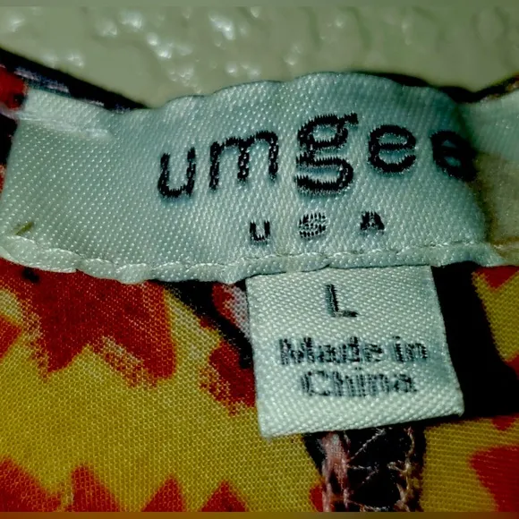 Umgee Maxi Length Multicolor Floral Print Flared Sleeve Kimono