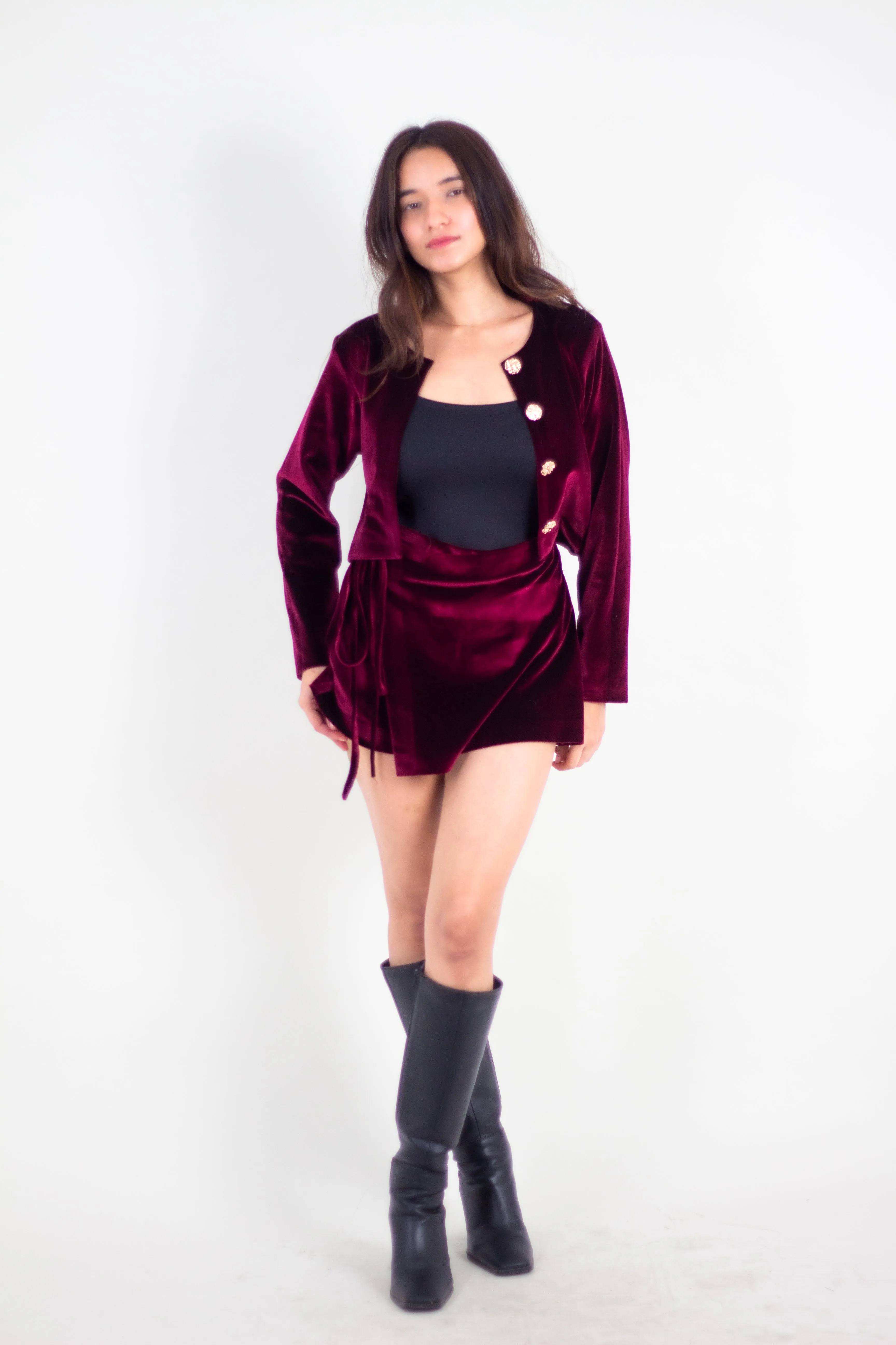 Velvet Blush Blazer