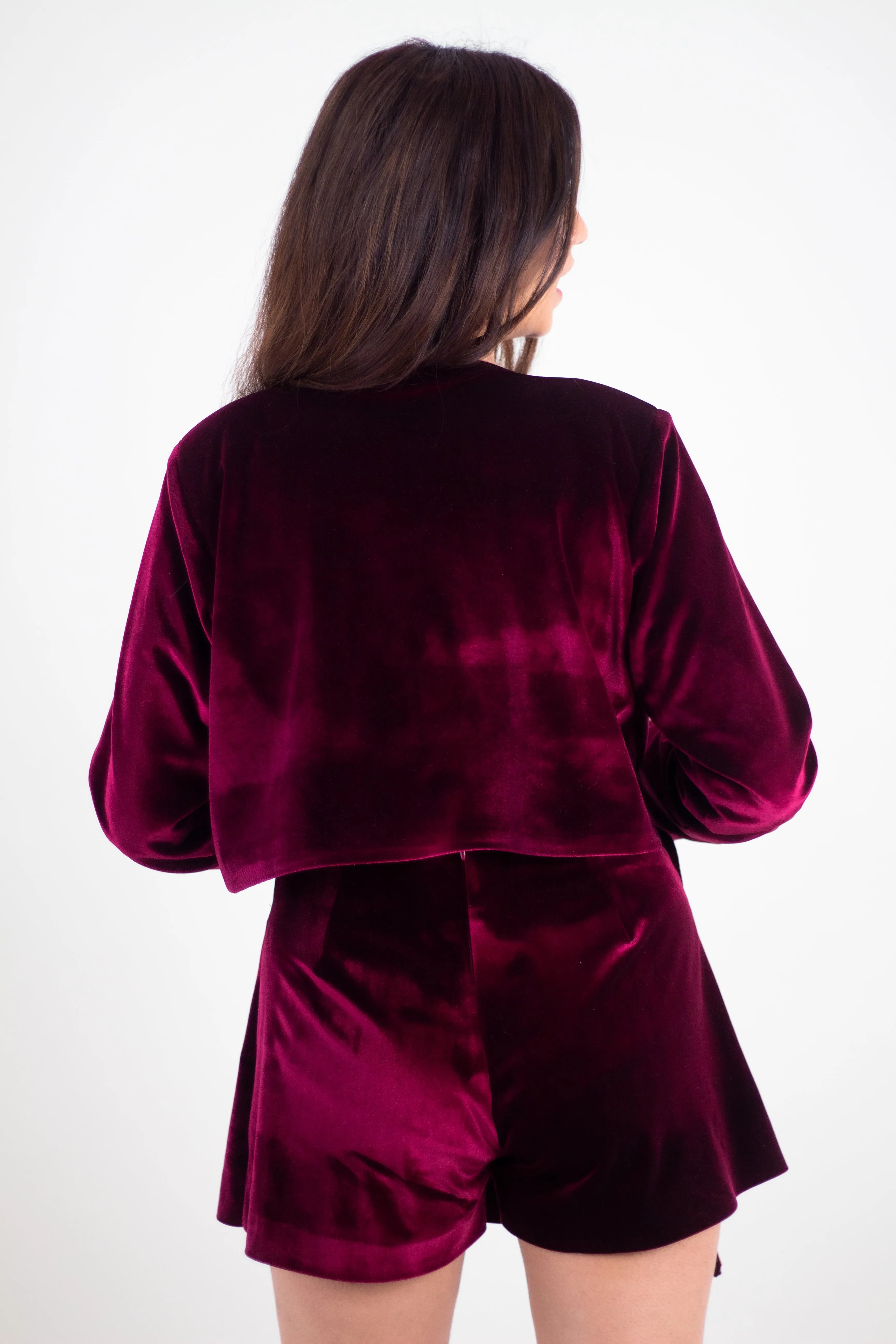 Velvet Blush Blazer