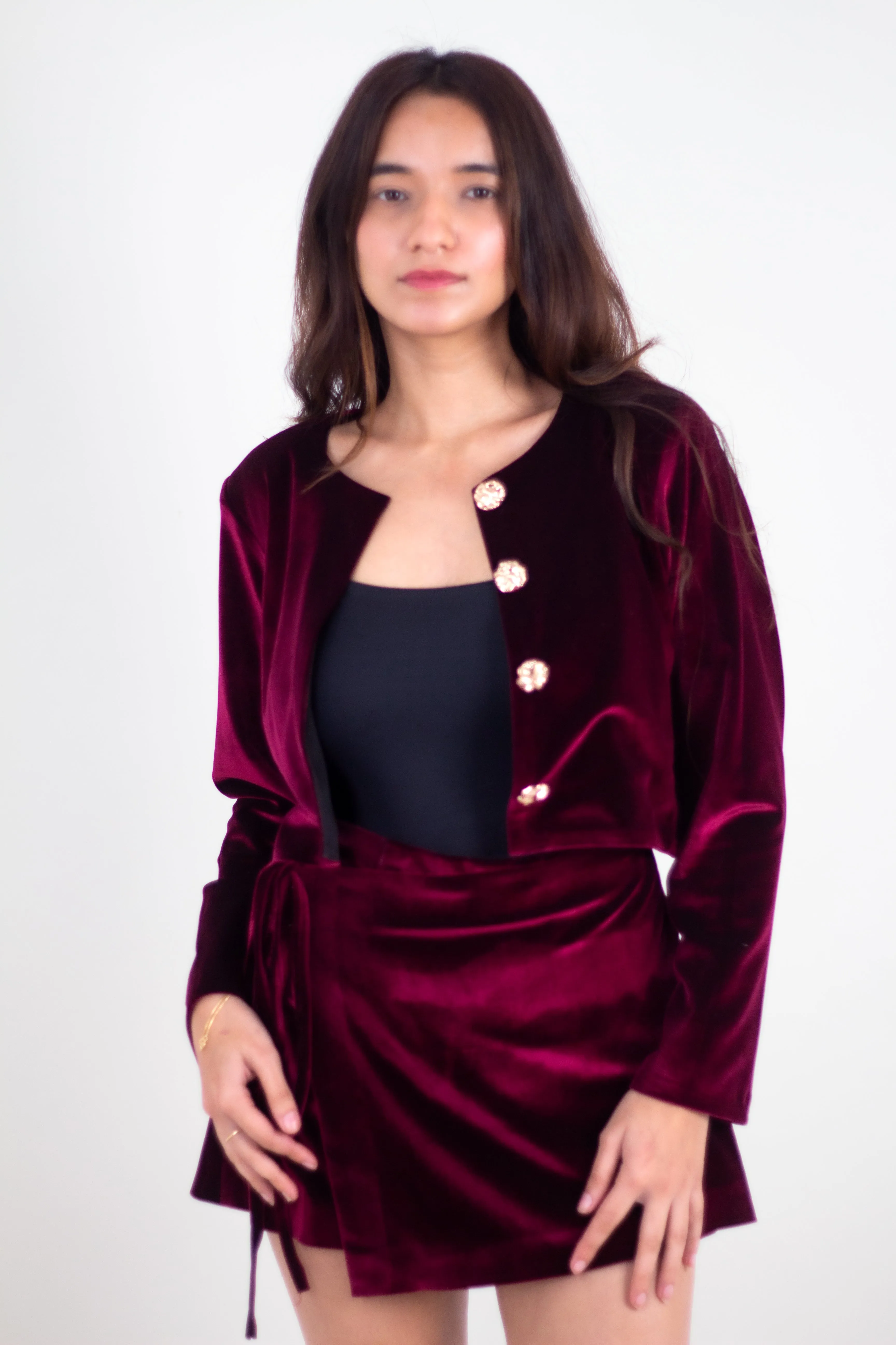 Velvet Blush Blazer