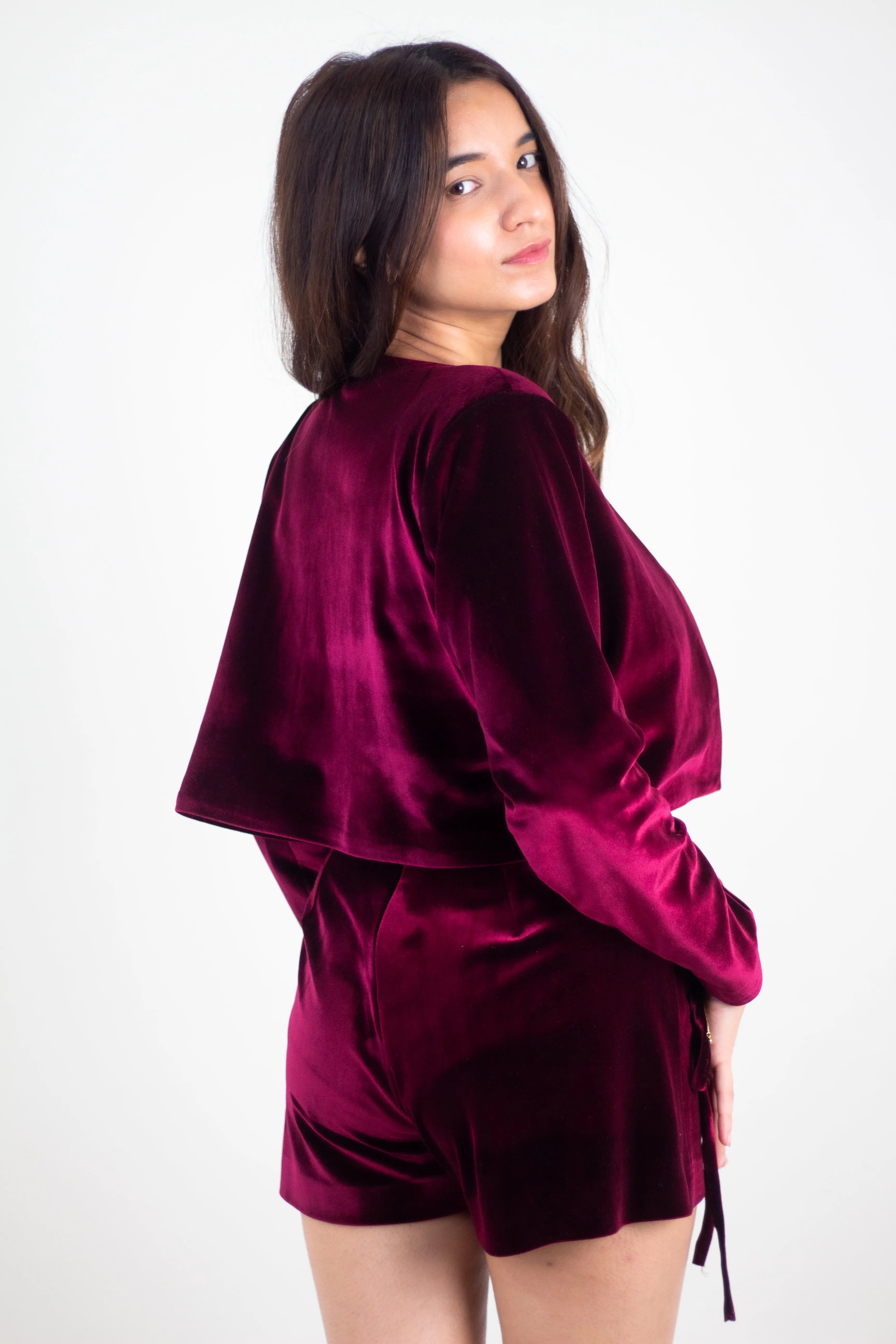 Velvet Blush Blazer