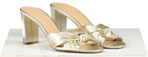 Veronica Beard Metallic Ganita Knot Front Sandal UK 8 EU 41 👠
