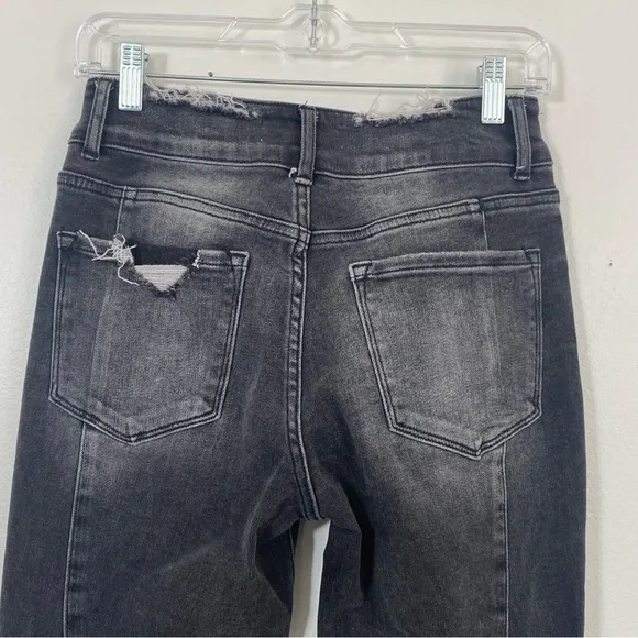 Vervet Take It Easy High Rise Flare Jeans in Black Womens Size 27