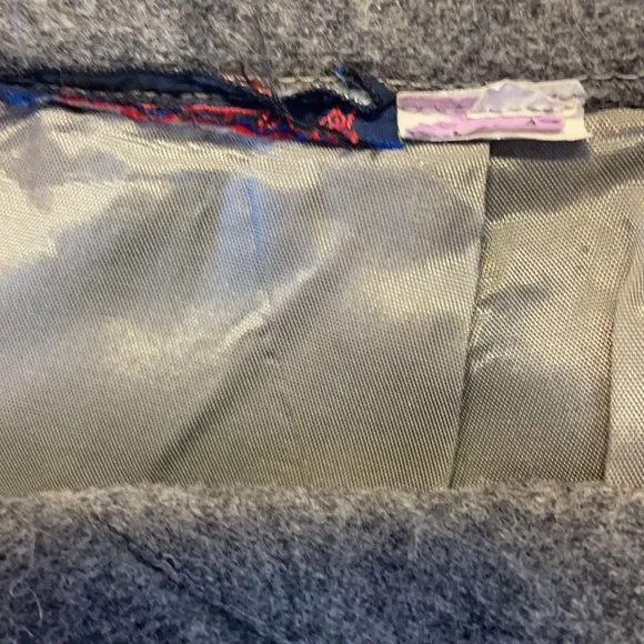 Vintage 1990’s wool blend lined Gray skirt women’s size extra small XS 4 midi
