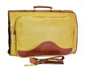 Vintage 1991 Ghurka Marley Hodgson No. 83 PACKET Derby Check Tri-Fold 2-3 Suit Garment Bag