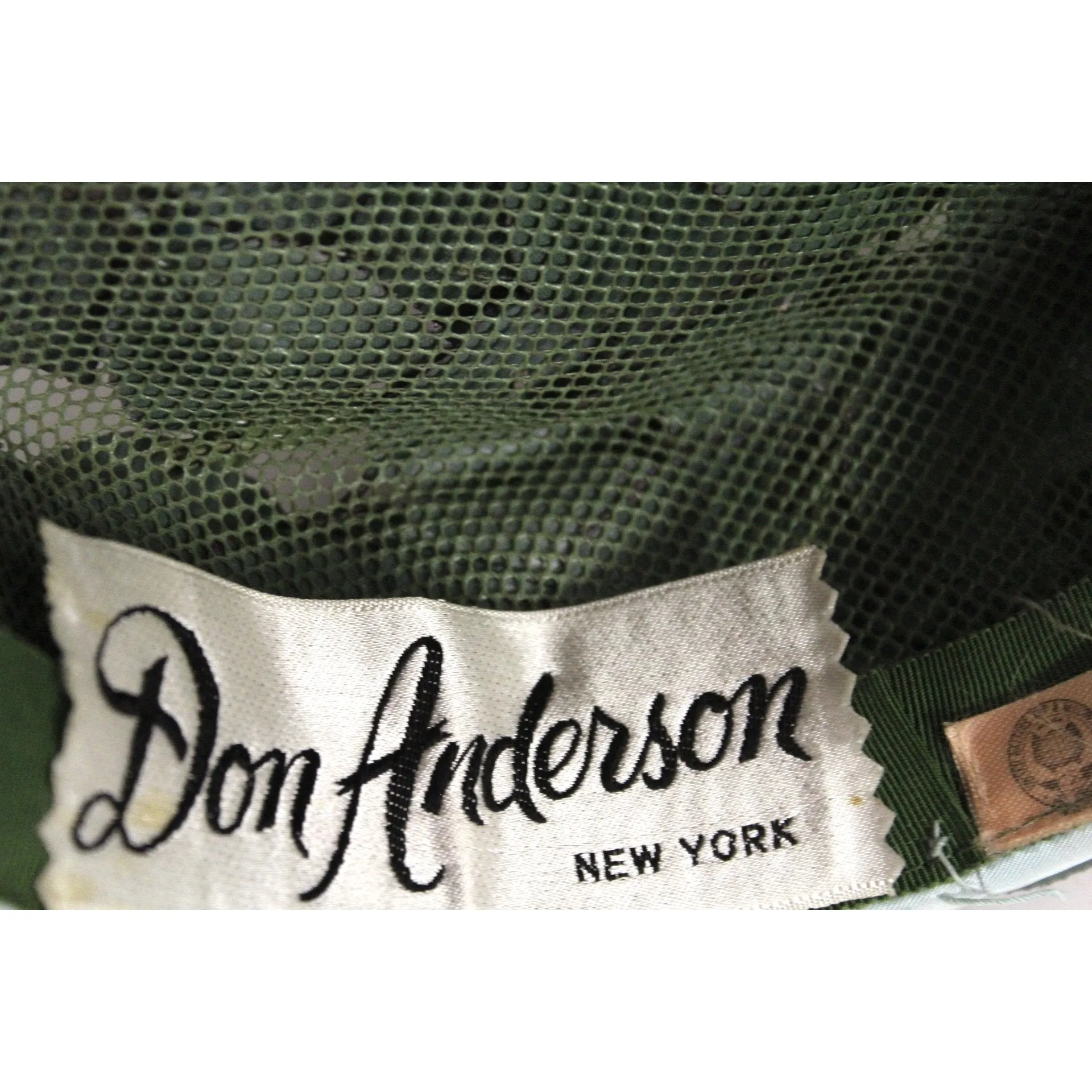 Vintage Don Anderson Womens Hat Garden Party 1940s Pillbox Blue Pink Flowers Blueberries