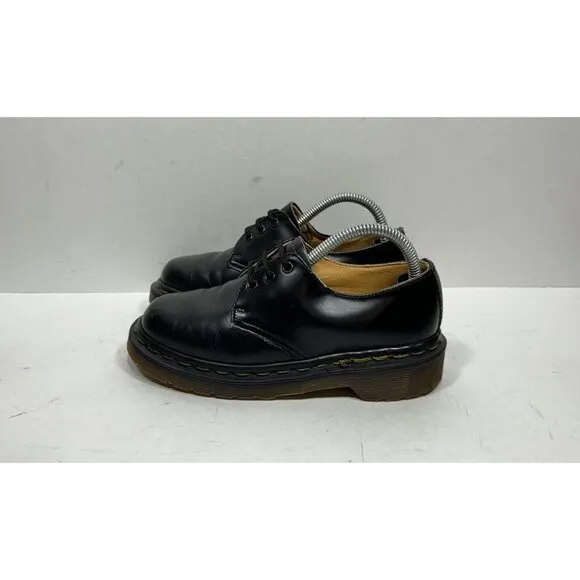 Vintage Dr. Martens 1461 Made In England Black Shoes Size 2.5 US / UK 1.5 Shoes