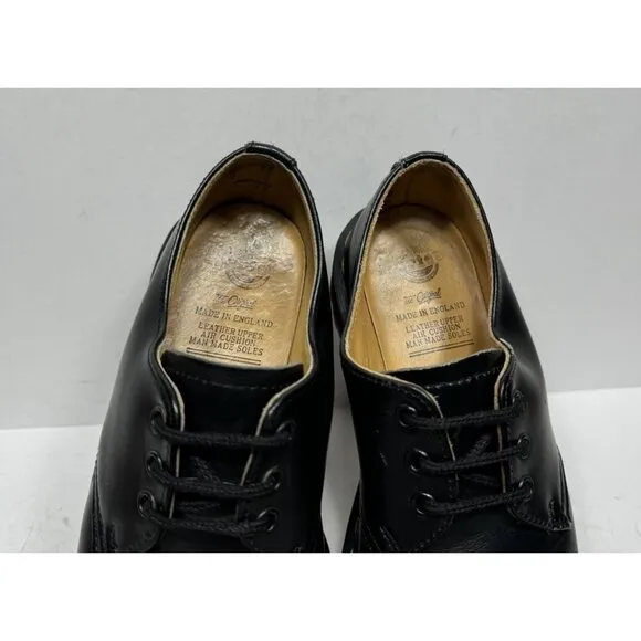 Vintage Dr. Martens 1461 Made In England Black Shoes Size 2.5 US / UK 1.5 Shoes