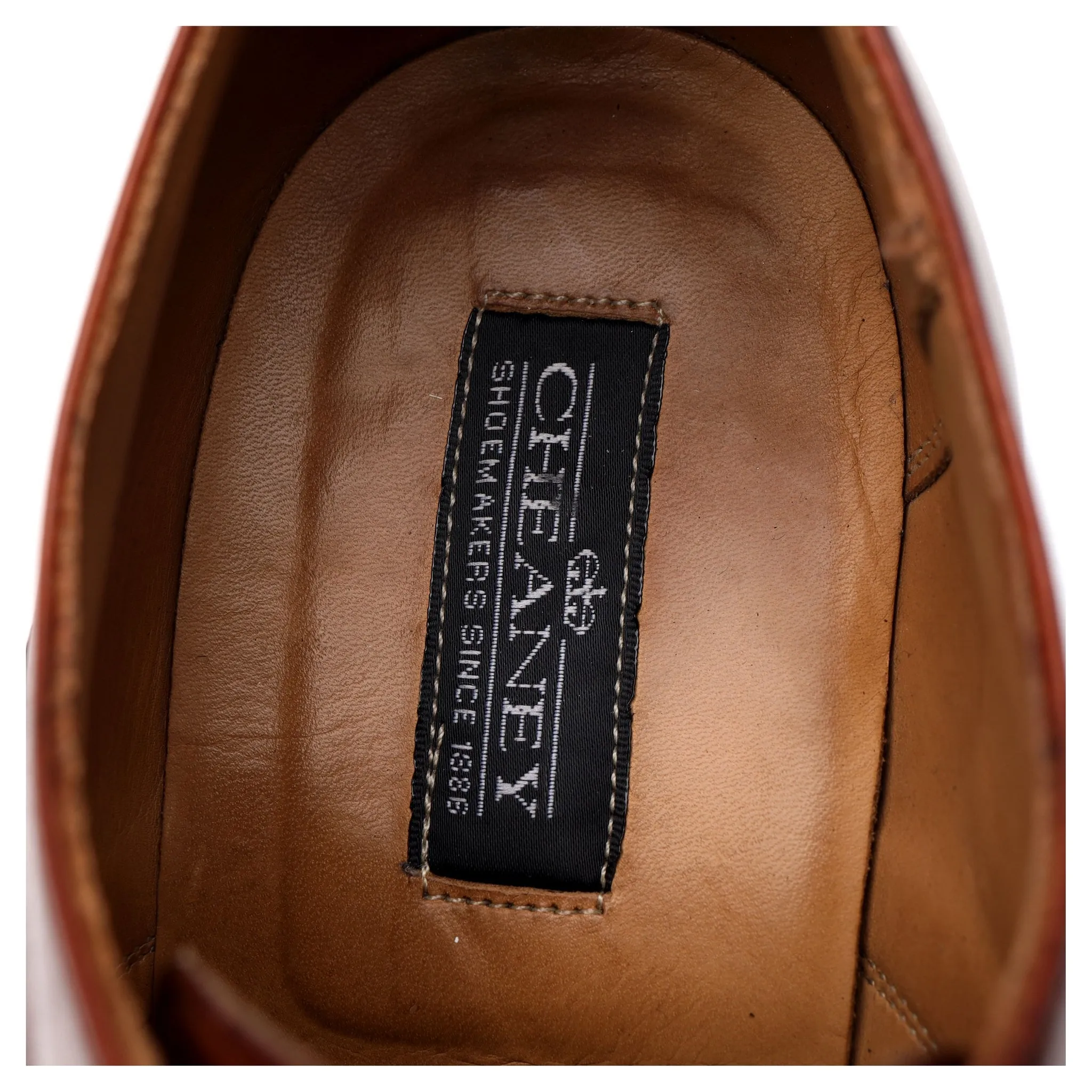 Vintage 'Ronny' Tan Brown Leather Derby UK 7 G