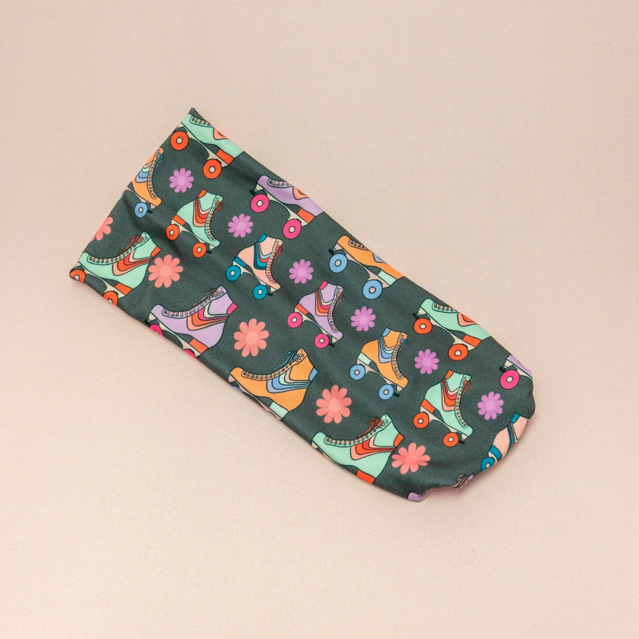 Vintage Skates Stretch Headband