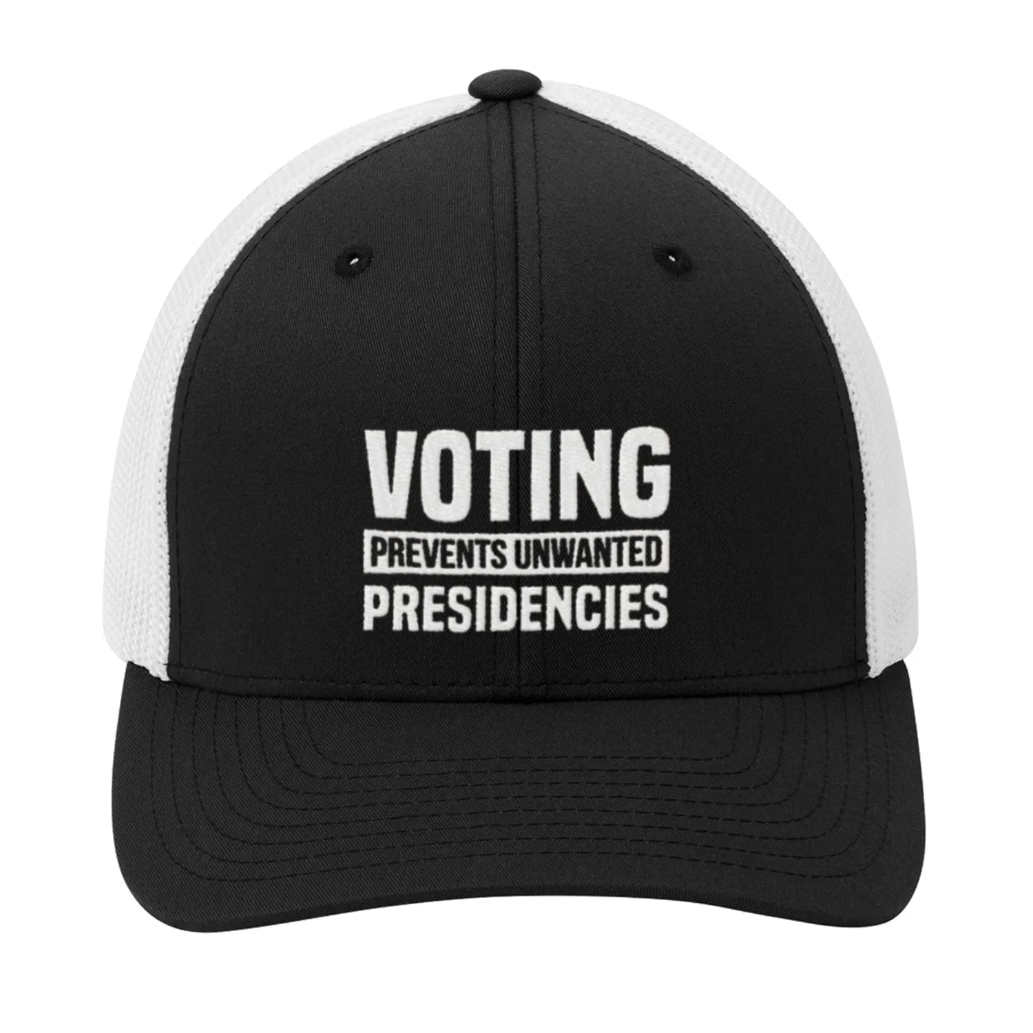 Voting Prevents Unwanted Presidencies Premium Embroidery Hat