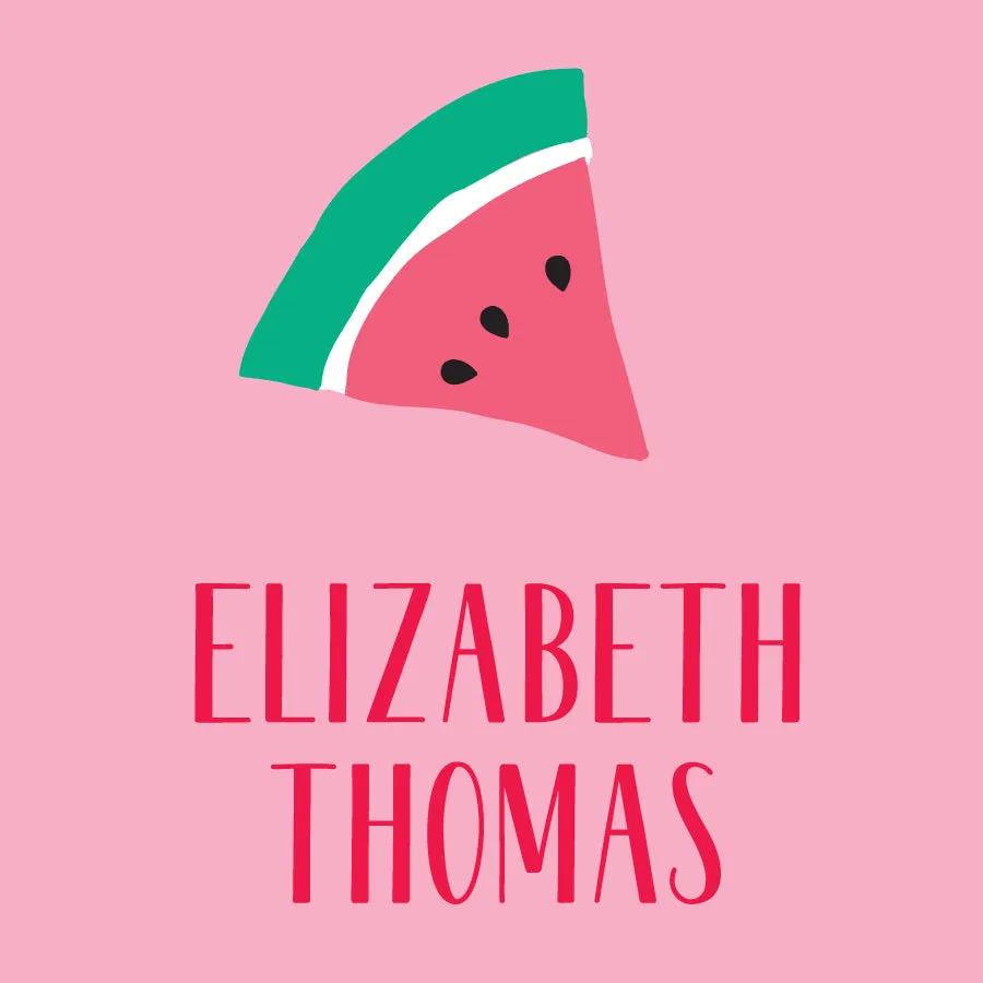 Watermelon Check Calling Card