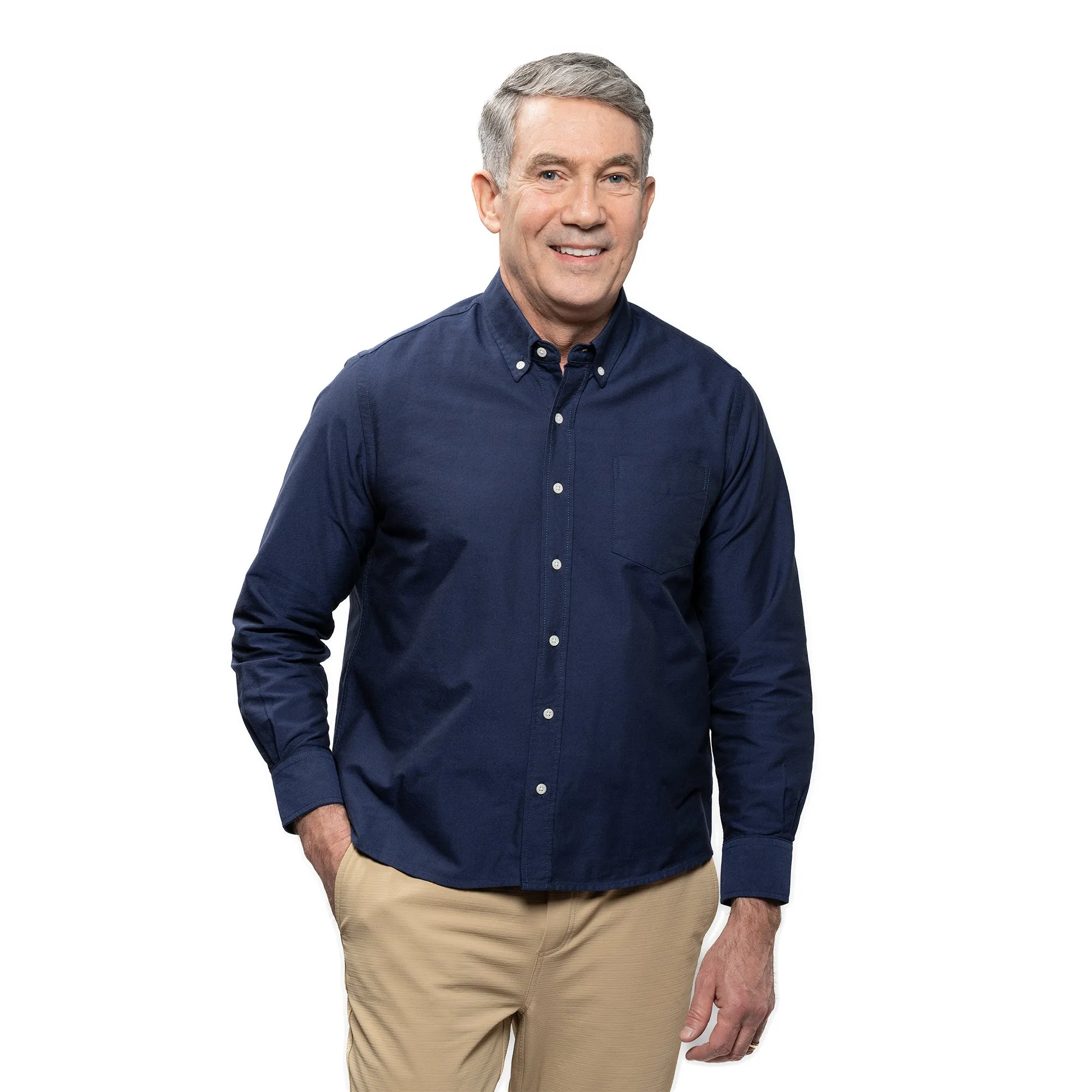Weekend Oxford Standard Fit - Navy