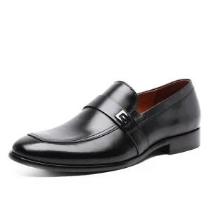 West Louis™ Formal Elegant Genuine Leather Shoes With Decorative