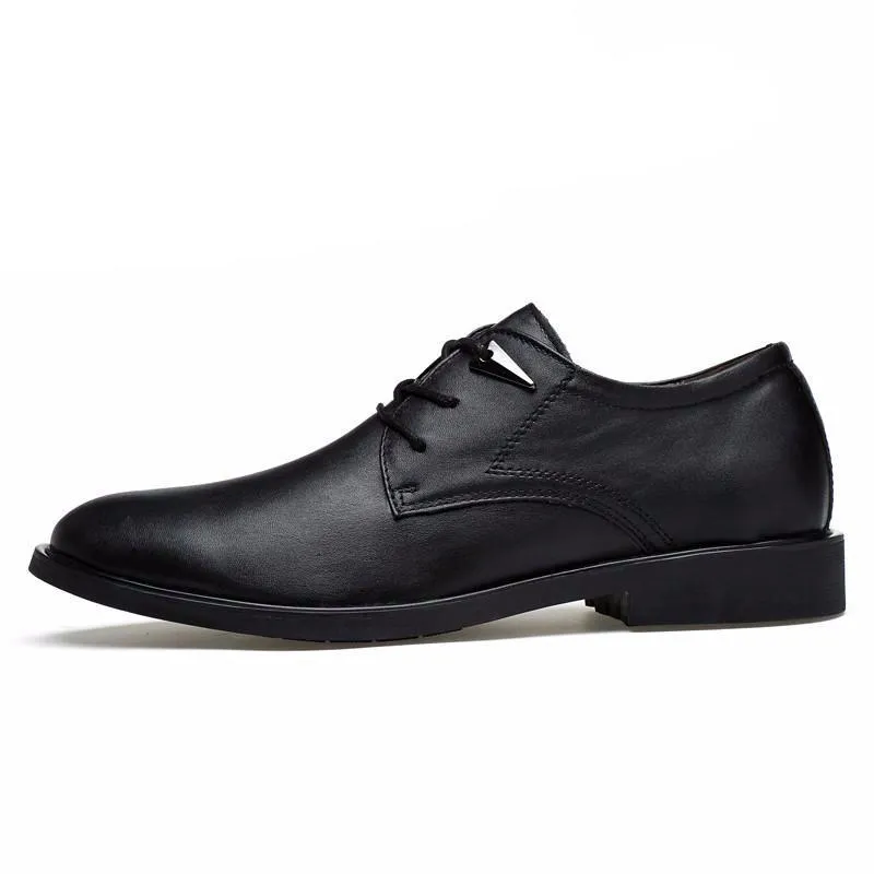 West Louis™ High Quality Genuine Leather Dress Shoes