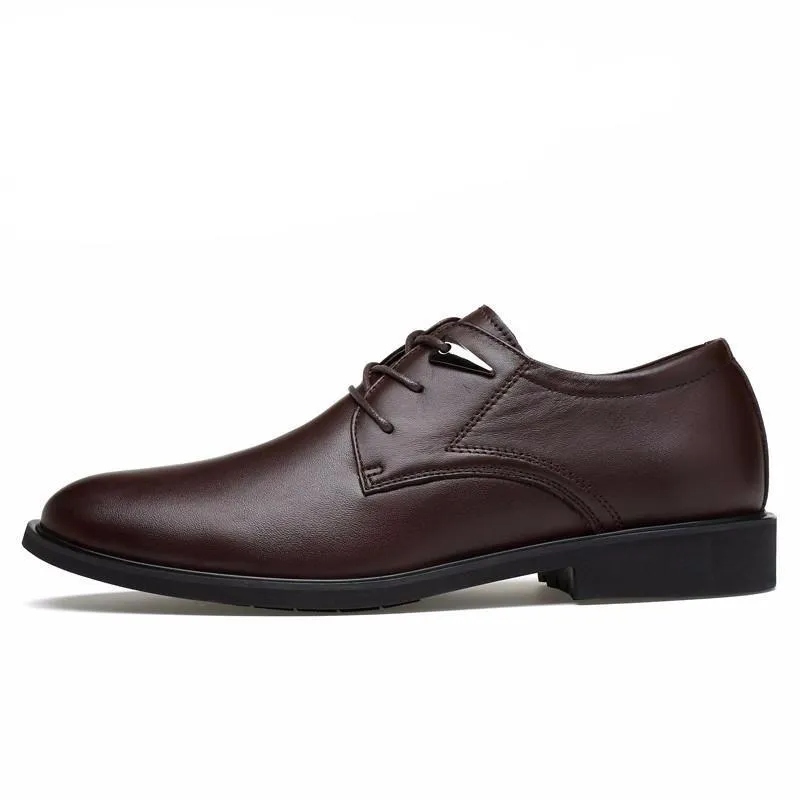 West Louis™ High Quality Genuine Leather Dress Shoes