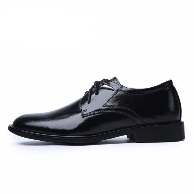 West Louis™ High Quality Genuine Leather Dress Shoes