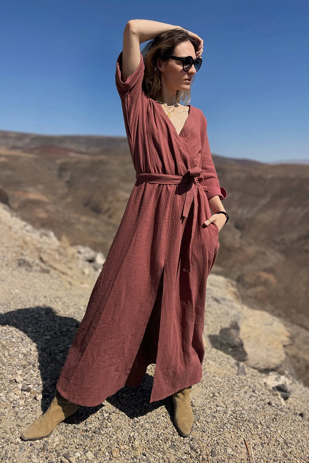 Wild Rose Long Dress