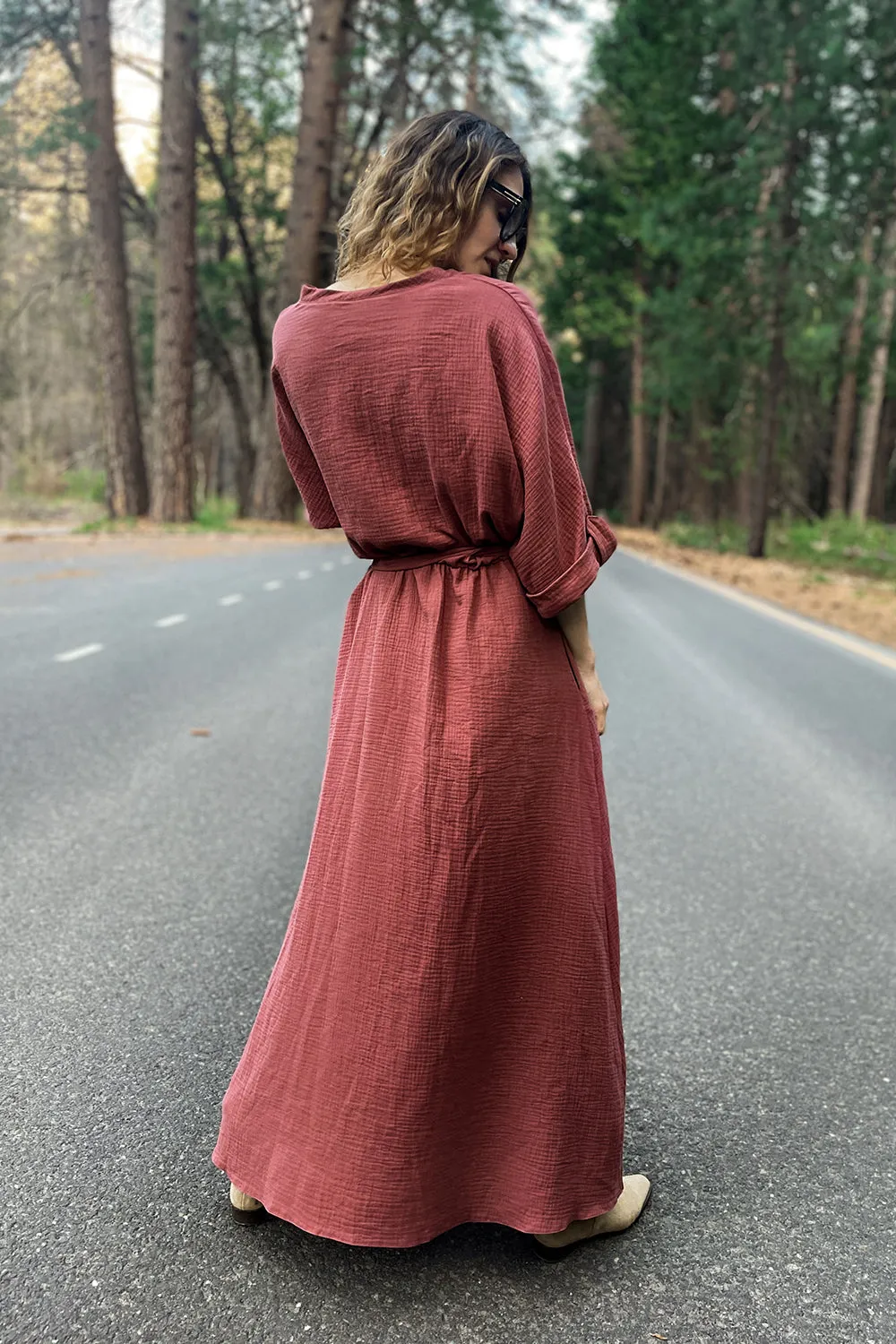 Wild Rose Long Dress