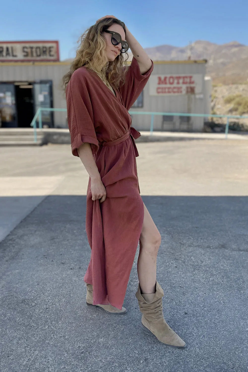 Wild Rose Long Dress