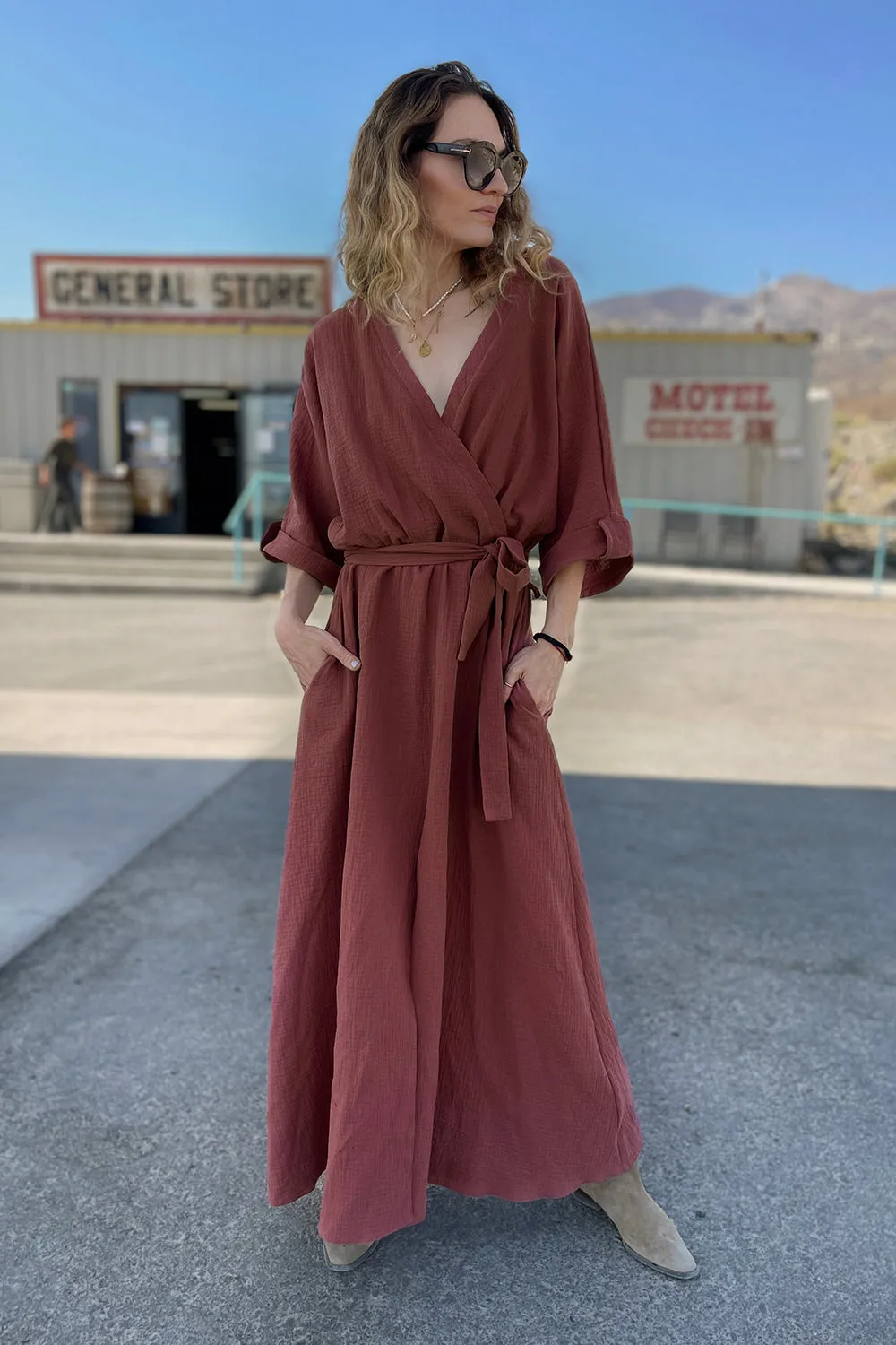 Wild Rose Long Dress