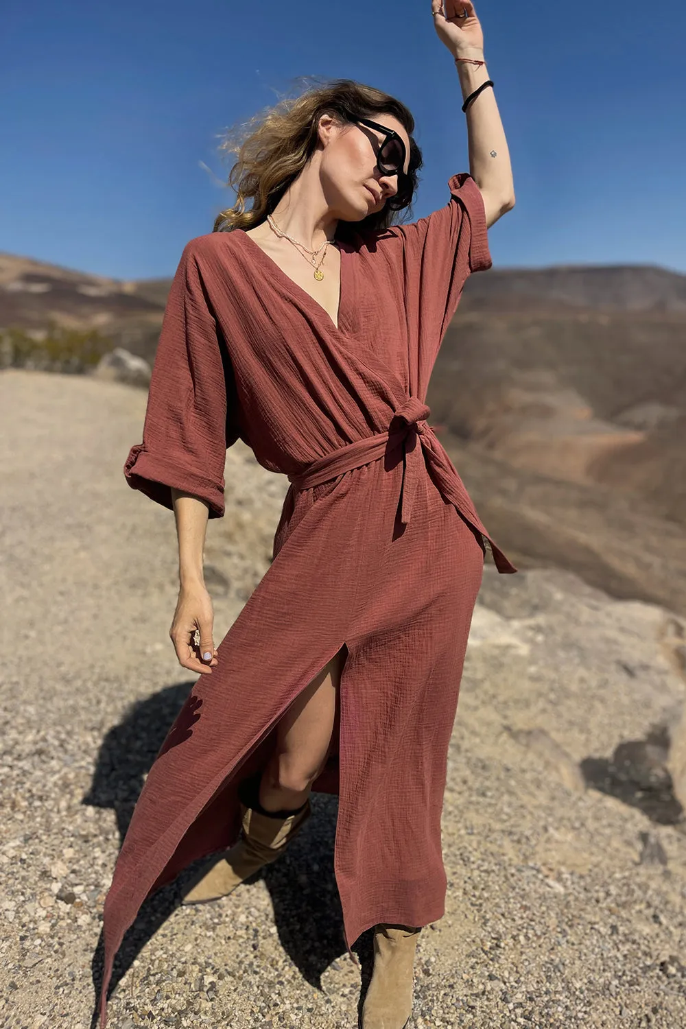 Wild Rose Long Dress