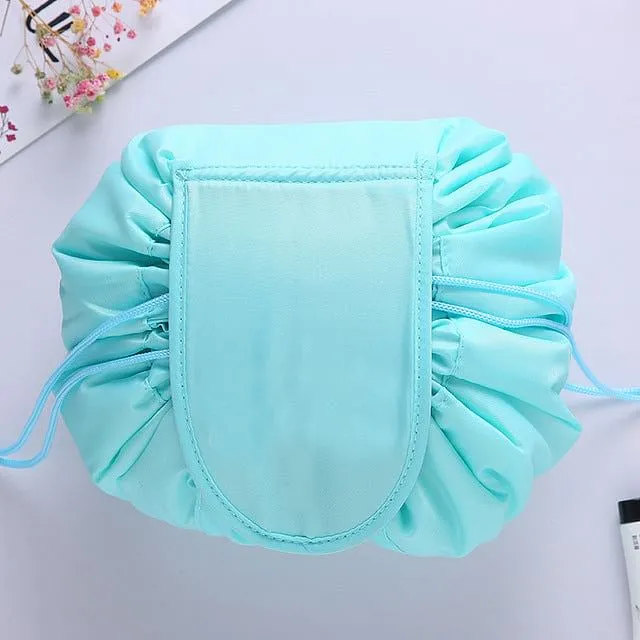 Women Drawstring Cosmetic Bag travel Organizer bag pouch Make Up Case Storage Makeup Bag