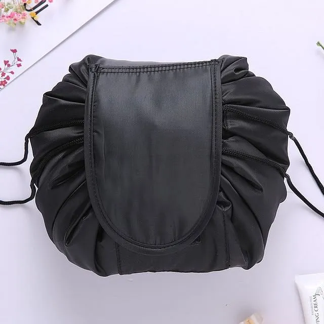 Women Drawstring Cosmetic Bag travel Organizer bag pouch Make Up Case Storage Makeup Bag